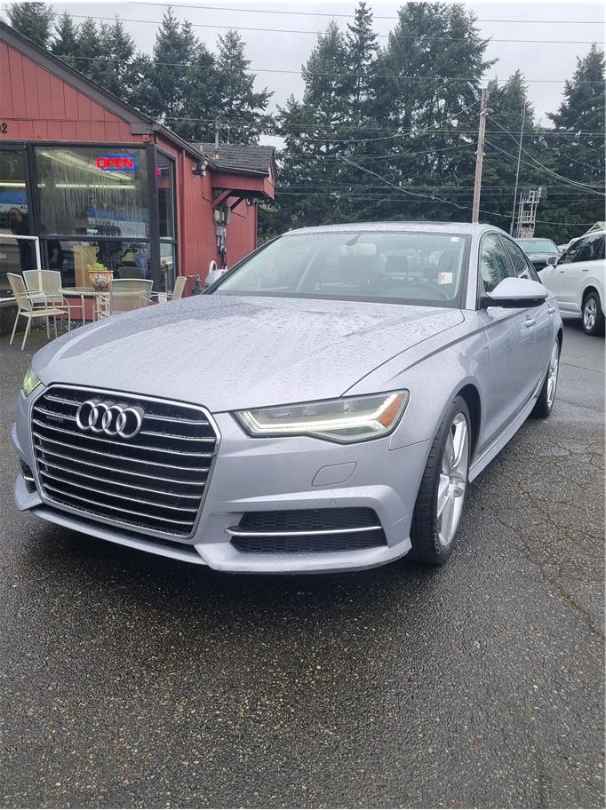Silver 2016 Audi A6 2.0T quattro Premium Plus Sedan AWD Sedan All-Wheel Drive 8-Speed Automatic