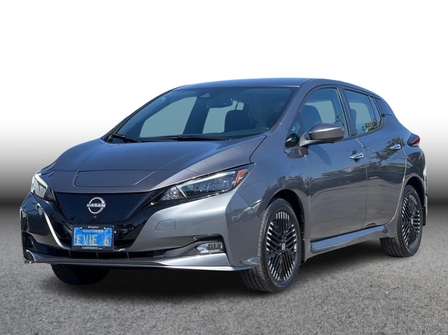 Gray 2025 Nissan LEAF SV Plus FWD Hatchback Front-Wheel Drive Automatic