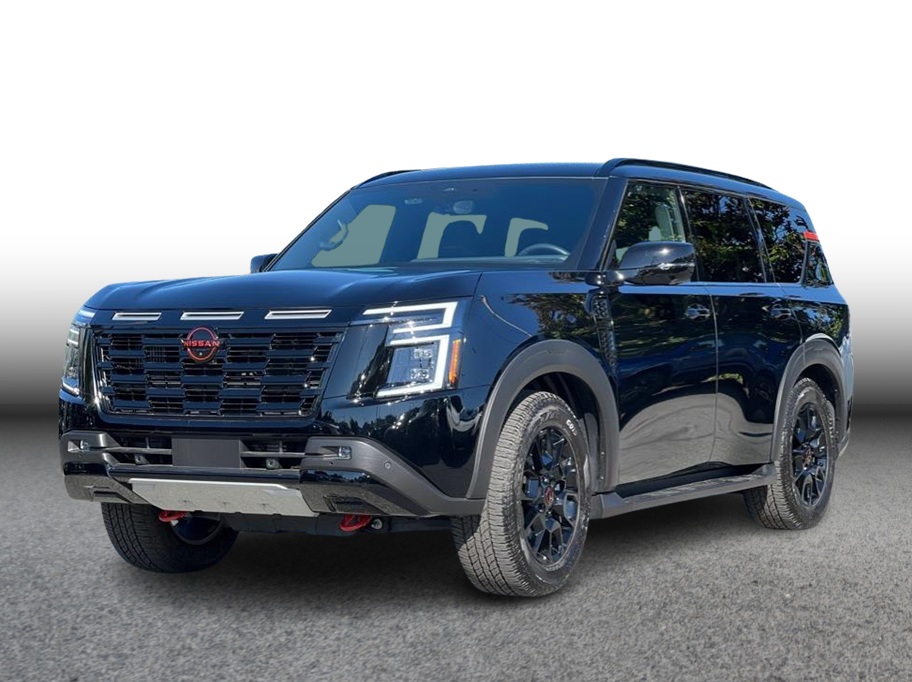 Black 2025 Nissan Armada PRO-4X 4WD SUV / Crossover Four-Wheel Drive 9-Speed Automatic