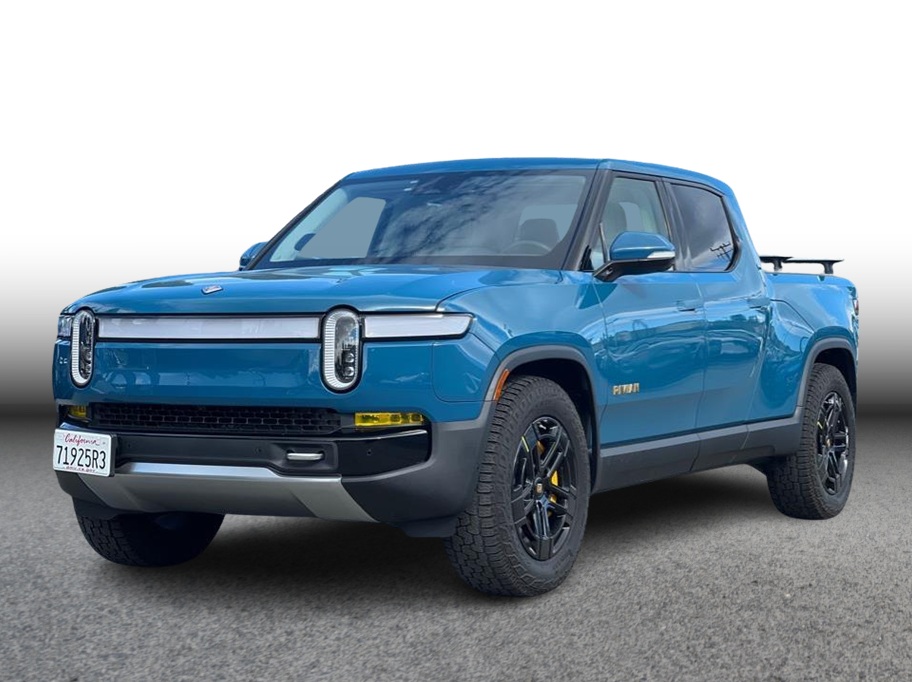 Blue 2022 Rivian R1T Pickup Truck All-Wheel Drive Automatic