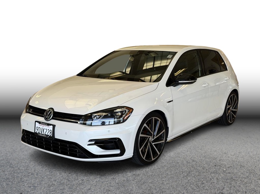 White 2018 Volkswagen Golf R Hatchback All-Wheel Drive 7-Speed Dual Clutch