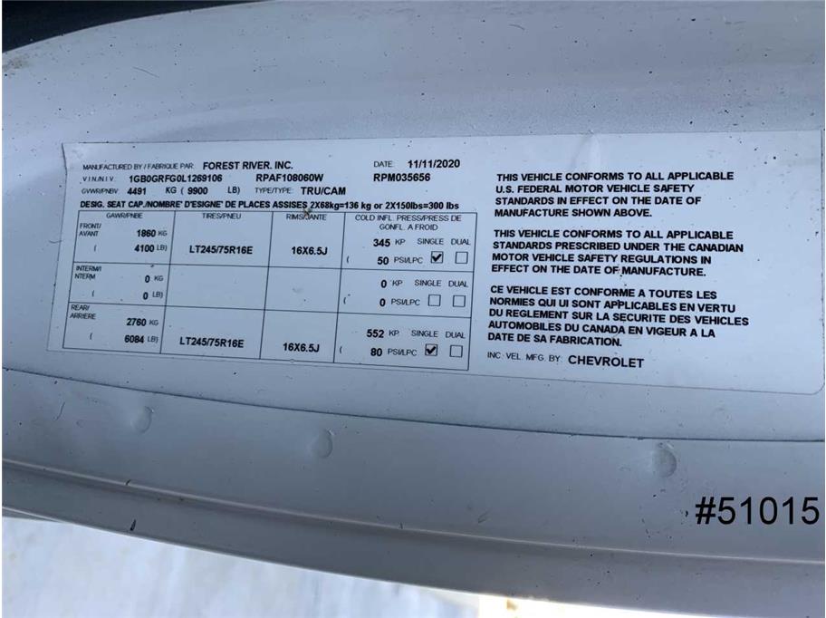 2020 Chevrolet 3500 Express