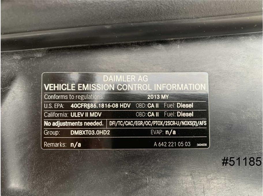 2013 Freightliner 3500 Sprinter DRW