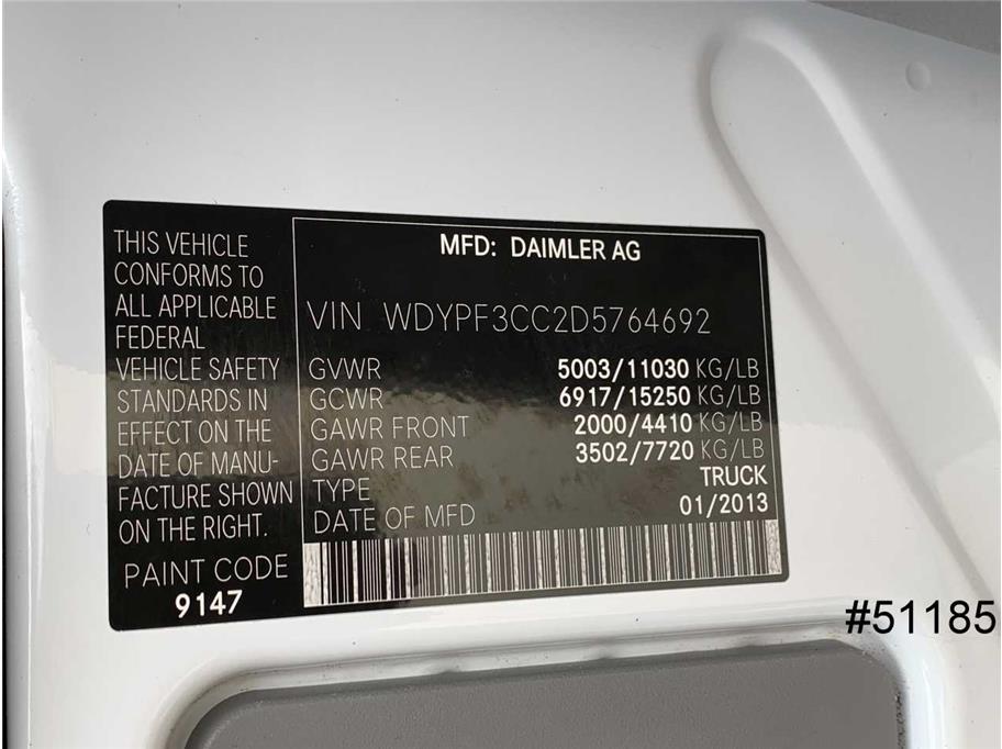 2013 Freightliner 3500 Sprinter DRW