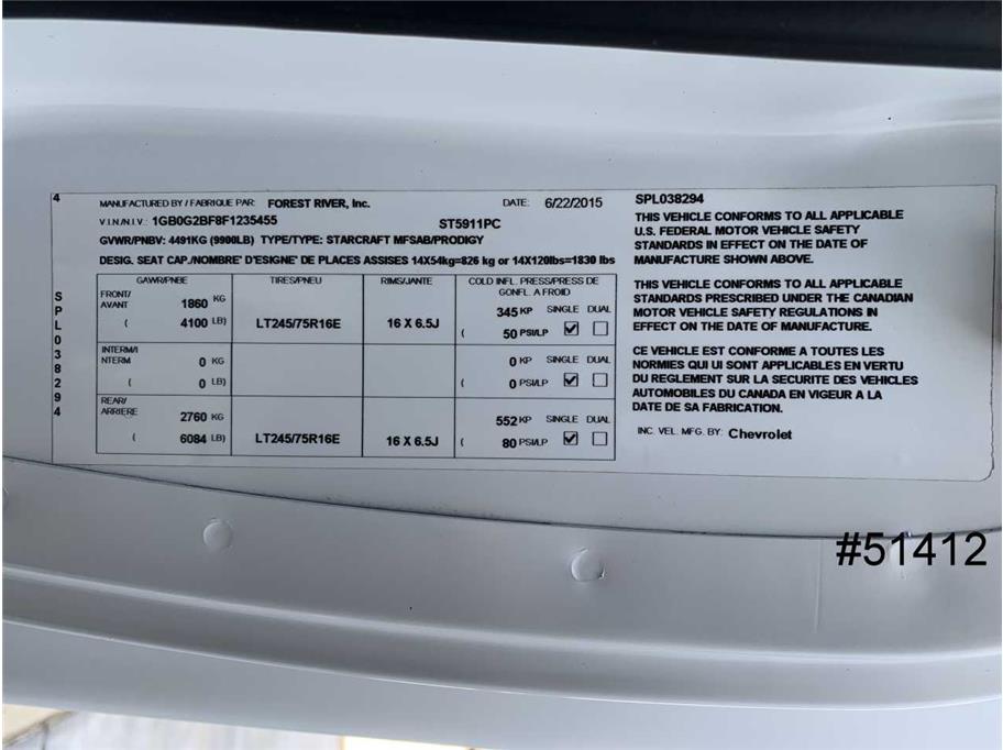 2015 Chevrolet 3500 Express