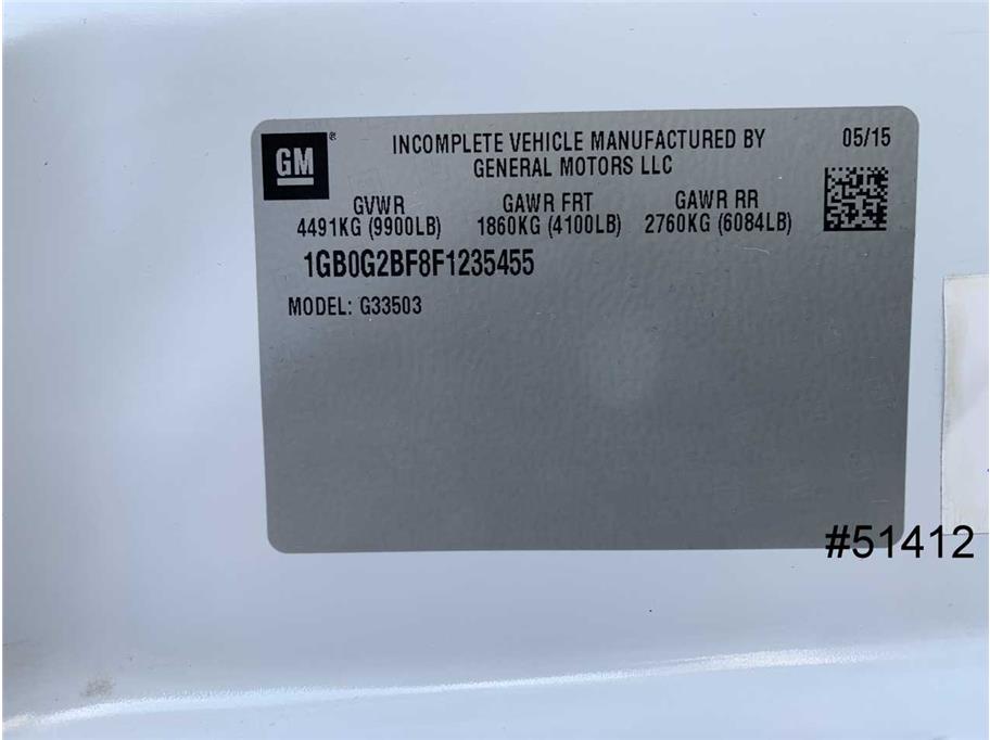 2015 Chevrolet 3500 Express