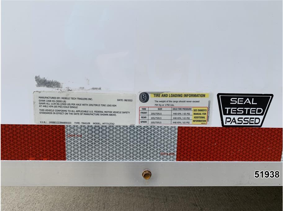 2023 Mobile Tech Fiber Trailer