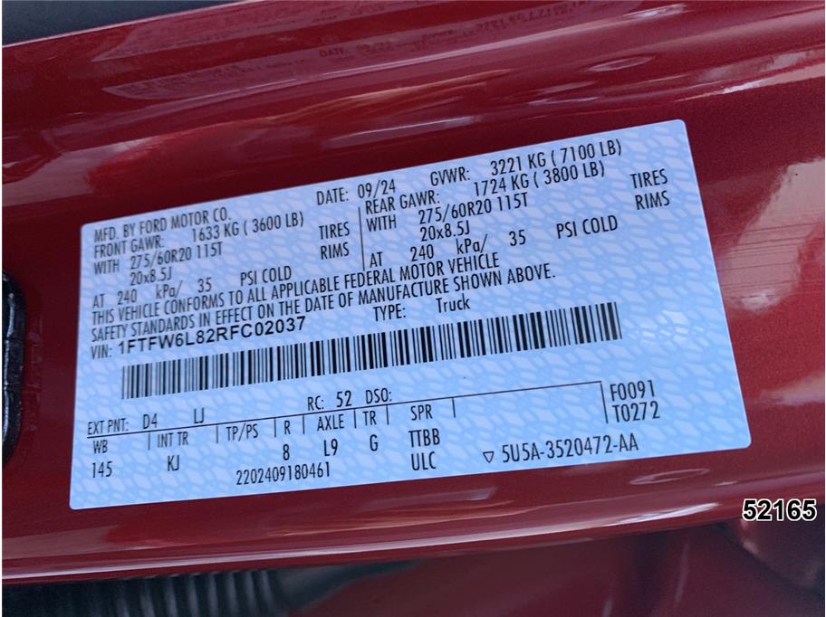 2024 Ford F150