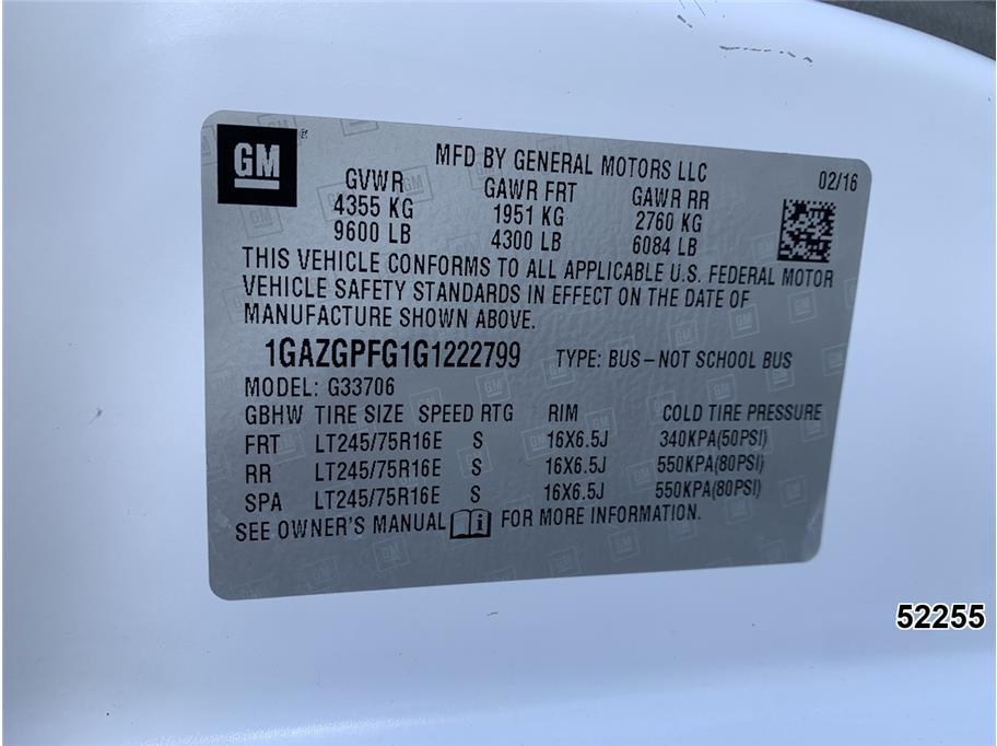 2016 Chevrolet 3500 Express