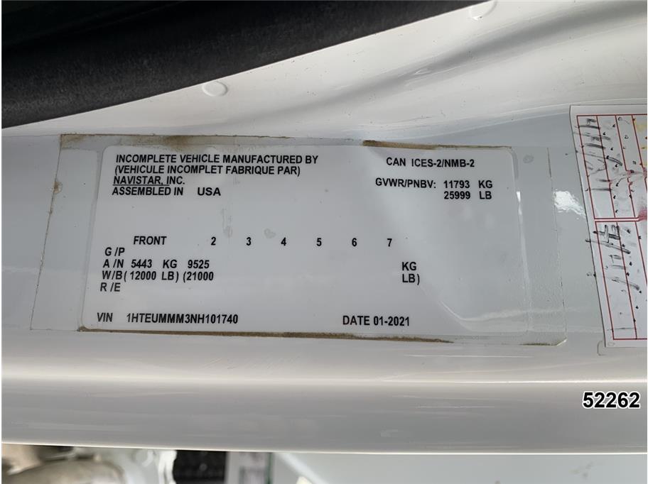 2022 International MV607