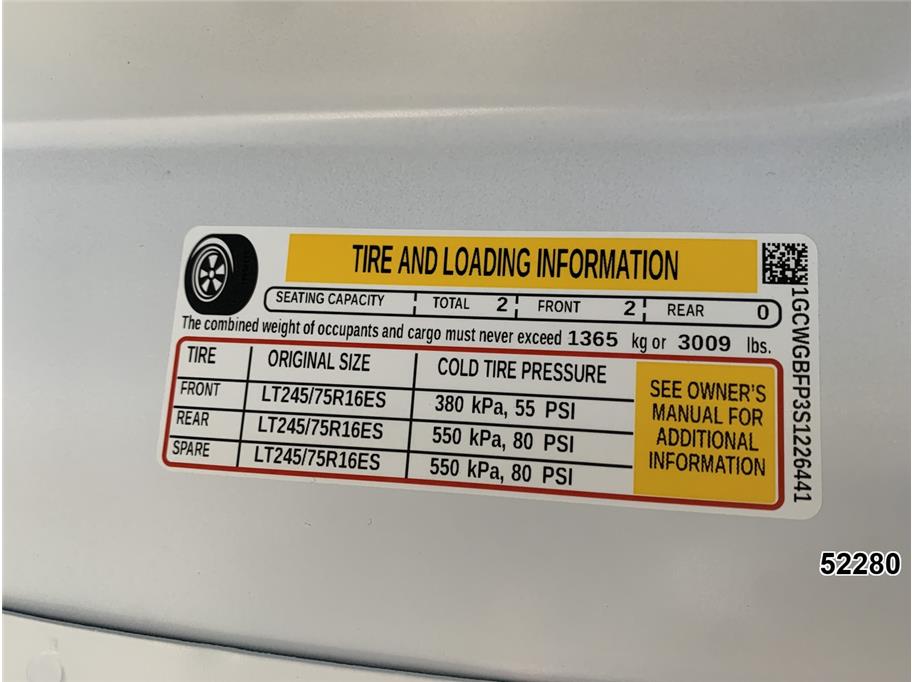 2025 Chevrolet 2500 Express