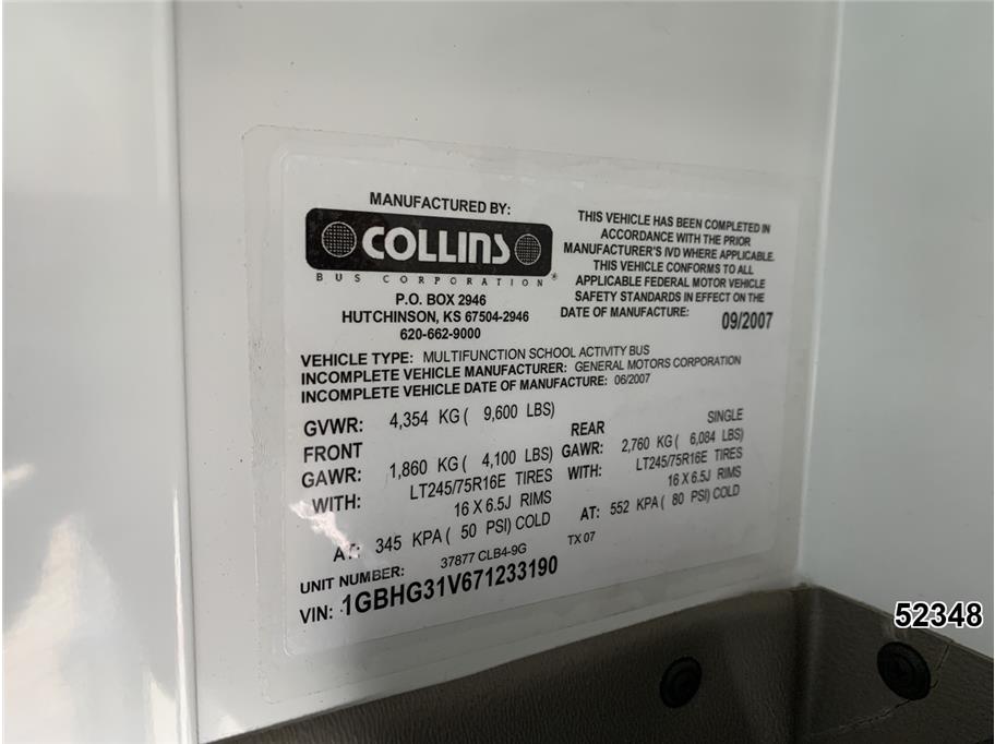 2007 Chevrolet 3500 Express