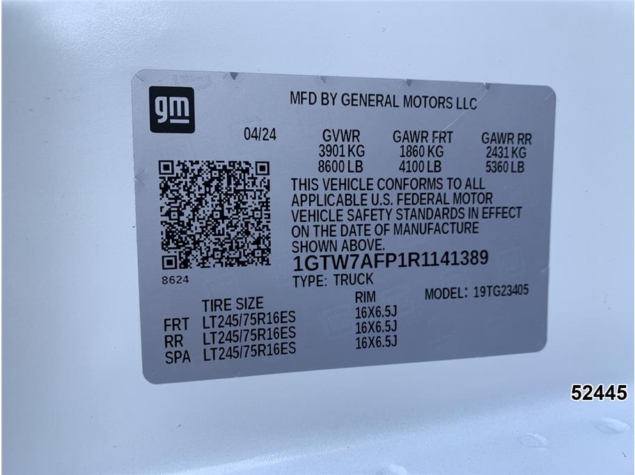 2024 GMC 2500 Savana