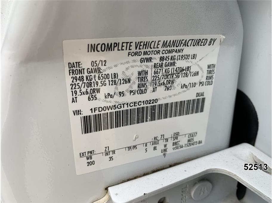 2012 Ford F550