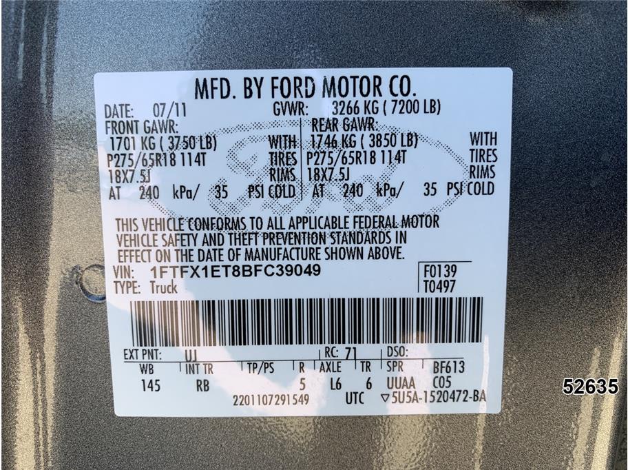 2011 Ford F150