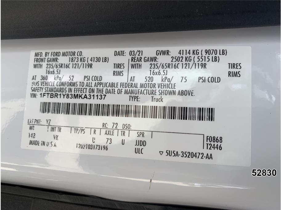 2021 Ford Transit 250