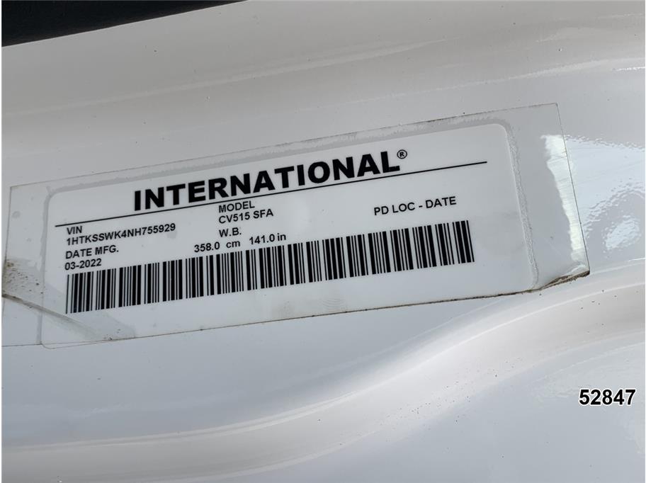 2022 International CV515