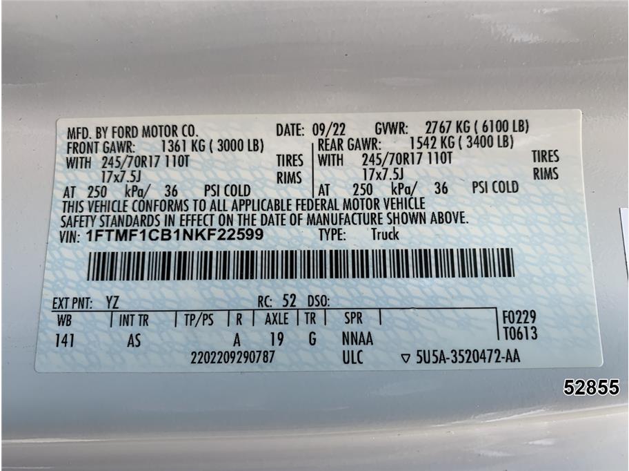 2022 Ford F150