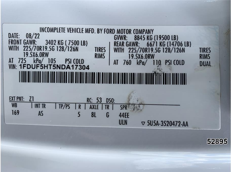 2022 Ford F550