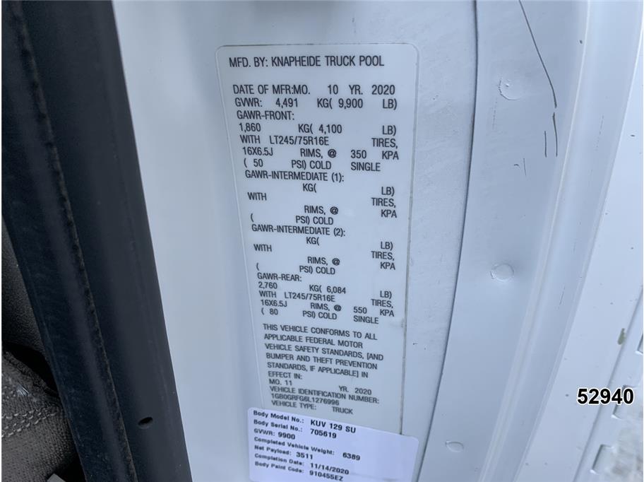 2020 Chevrolet 3500 Express