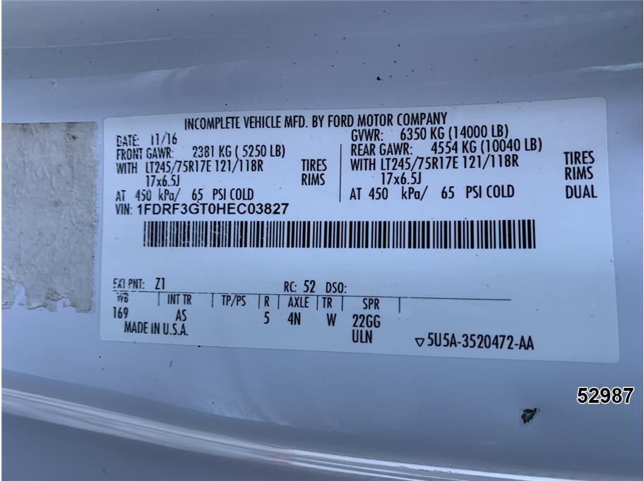 2017 Ford F350 DRW