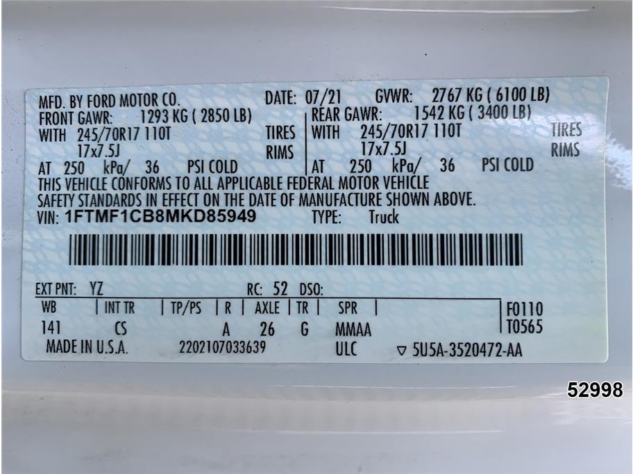2021 Ford F150