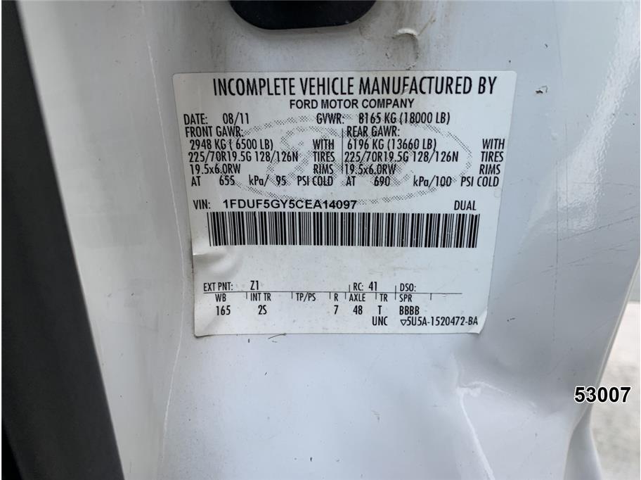 2012 Ford F550