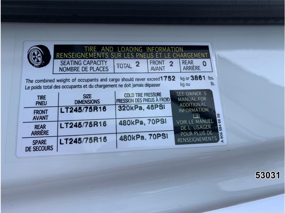 2021 Mercedes-Benz 2500 Sprinter