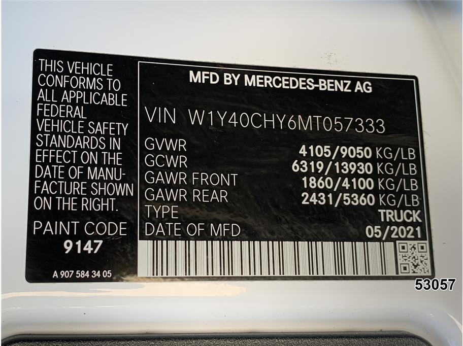 2021 Mercedes-Benz 2500 Sprinter