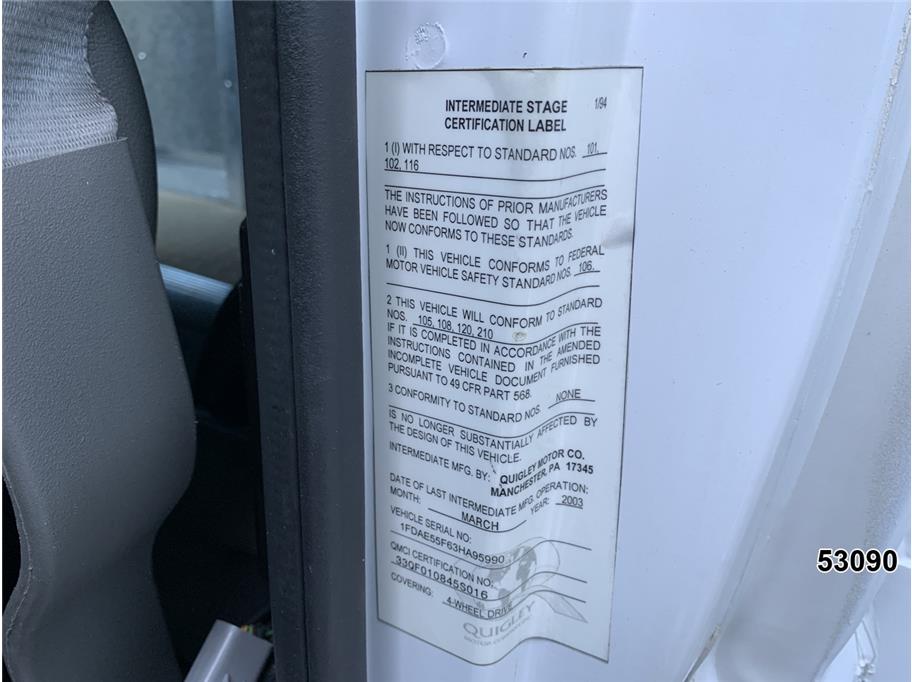 2003 Ford E550