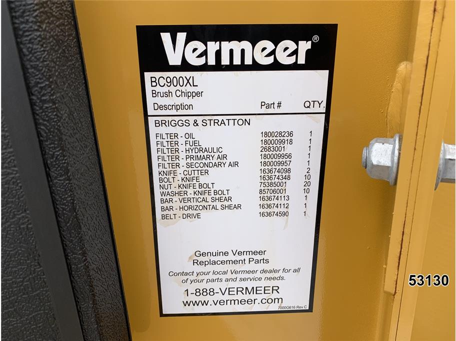 2022 Vermeer BC900XL