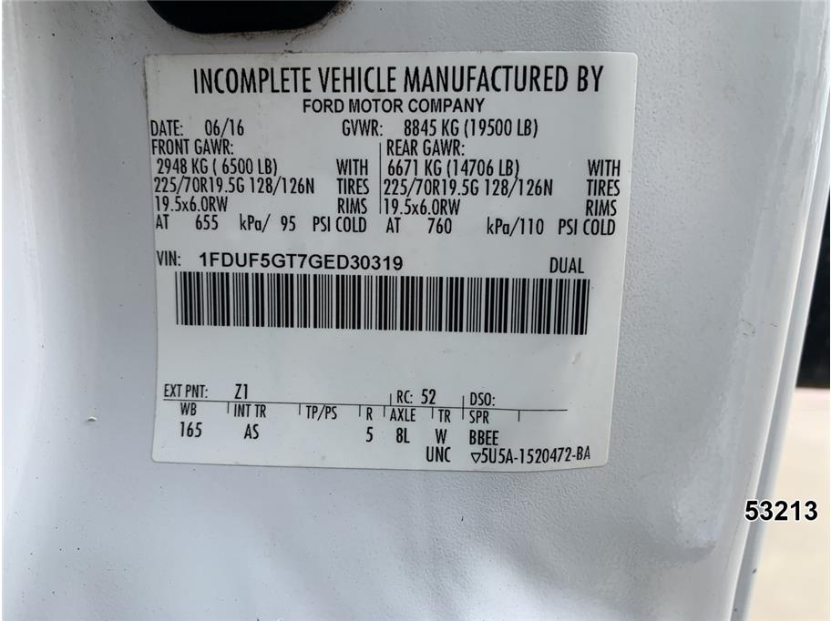 2016 Ford F550