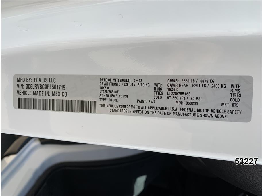 2023 Ram 1500 Promaster