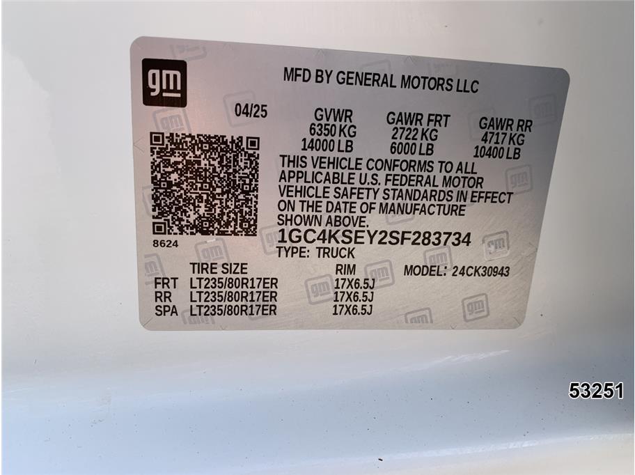 2025 Chevrolet 3500 Silverado DRW