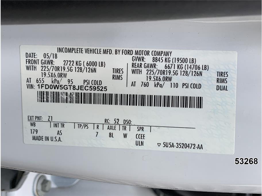 2018 Ford F550