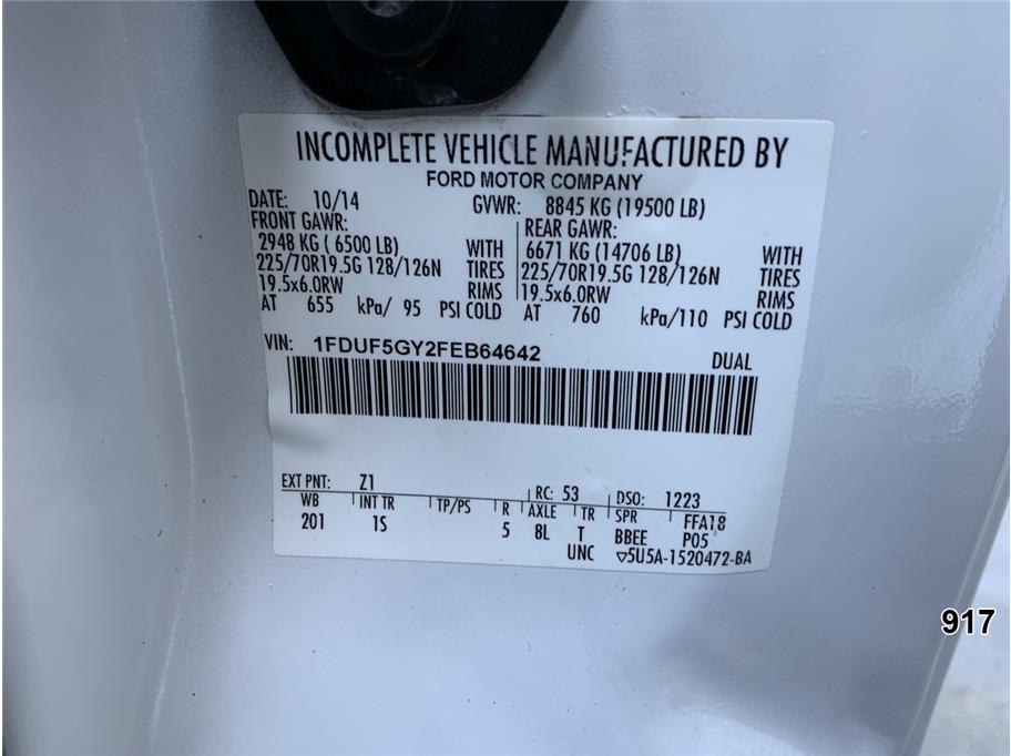 2015 Ford F550