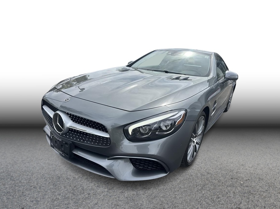 Gray 2019 Mercedes-Benz SL-Class Convertible Rear-Wheel Drive 9-Speed Automatic