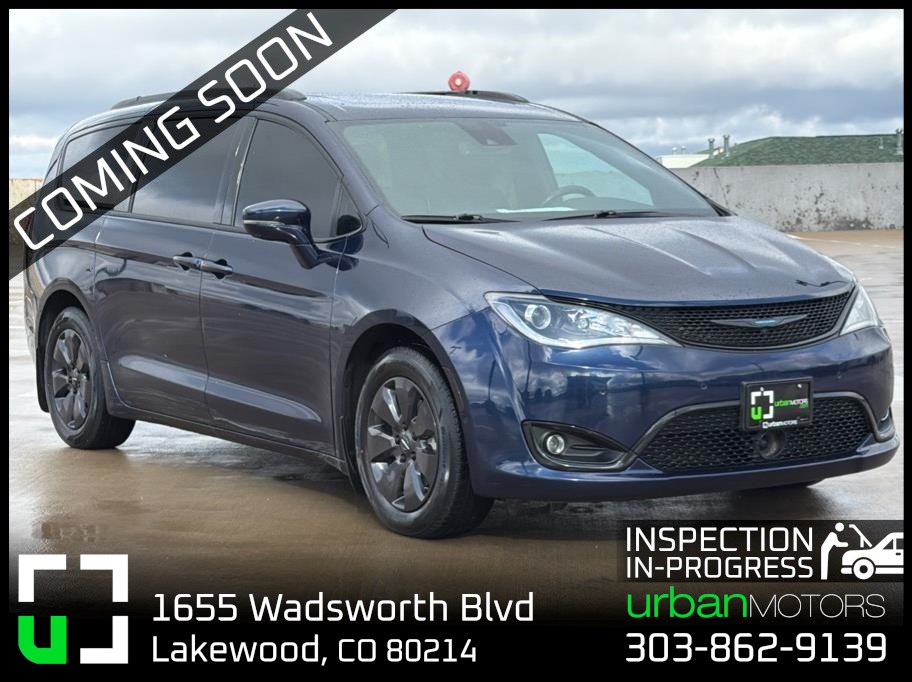 Blue 2020 Chrysler Pacifica Hybrid Limited FWD Minivan Front-Wheel Drive Automatic