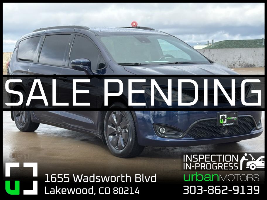 Blue 2020 Chrysler Pacifica Hybrid Minivan Front-Wheel Drive Automatic