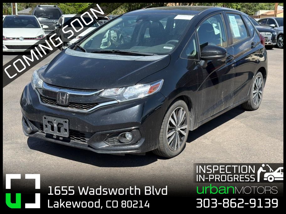 Black 2018 Honda Fit EX Hatchback Front-Wheel Drive Continuously Variable Transmission