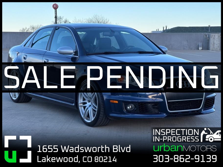 Blue 2007 Audi RS 4 quattro Sedan AWD Sedan All-Wheel Drive 6-Speed Manual