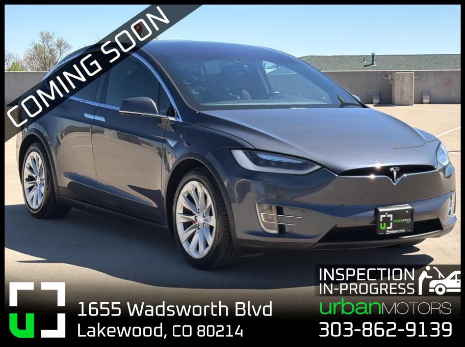 Gray 2016 Tesla Model X P90D AWD SUV / Crossover All-Wheel Drive Automatic