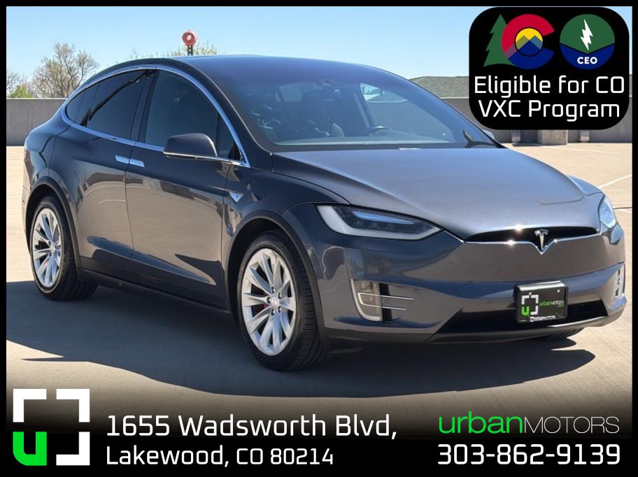 Gray 2016 Tesla Model X P90D AWD SUV / Crossover All-Wheel Drive Automatic