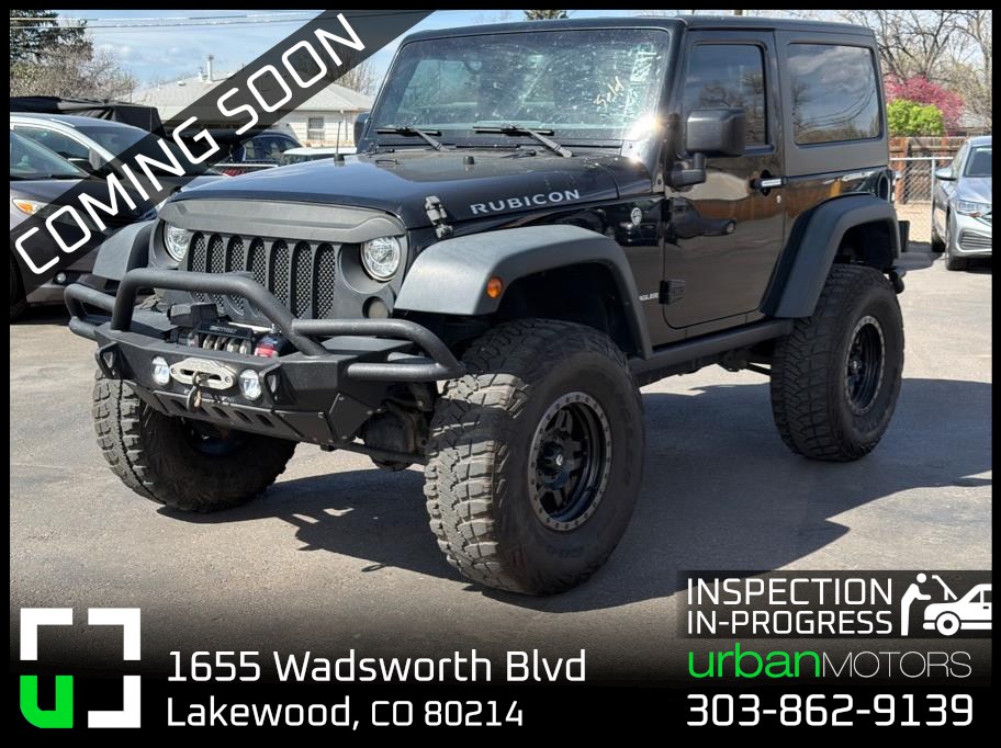 Black 2017 Jeep Wrangler Rubicon 4WD SUV / Crossover Four-Wheel Drive 6-Speed Manual