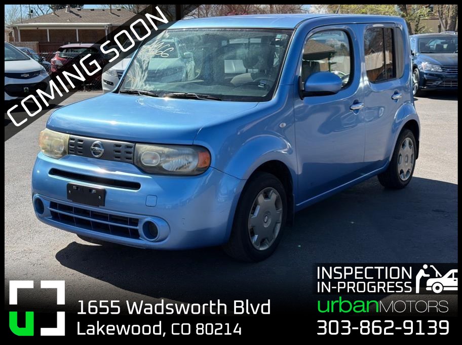 Blue 2013 Nissan Cube 1.8 S Wagon Front-Wheel Drive Continuously Variable Transmission