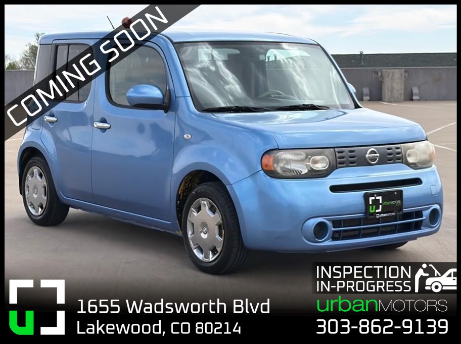 Blue 2013 Nissan Cube 1.8 S Wagon Front-Wheel Drive Continuously Variable Transmission