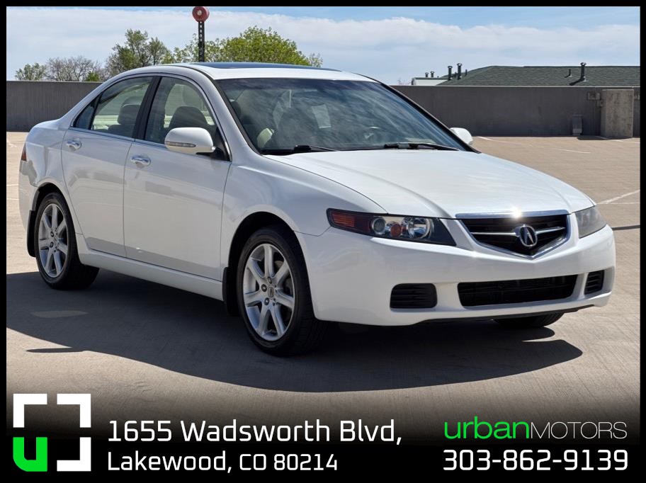 White 2005 Acura TSX Sedan FWD Sedan Front-Wheel Drive 6-Speed Manual