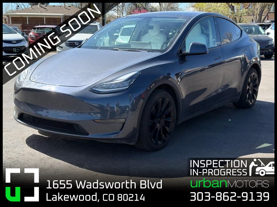 Gray 2020 Tesla Model Y Long Range AWD SUV / Crossover All-Wheel Drive Automatic
