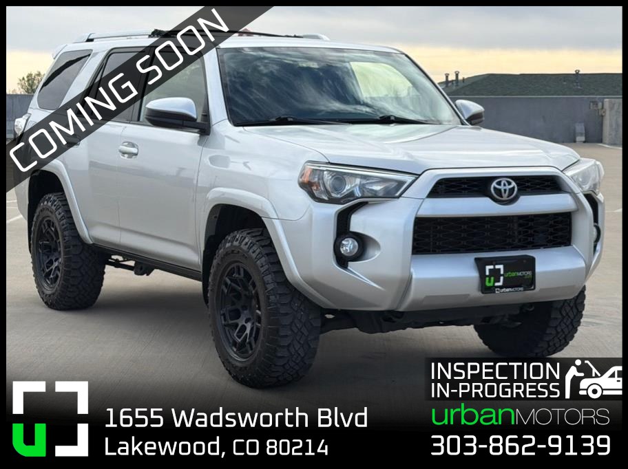 Silver 2017 Toyota 4Runner SR5 4WD SUV / Crossover Four-Wheel Drive 5-Speed Automatic