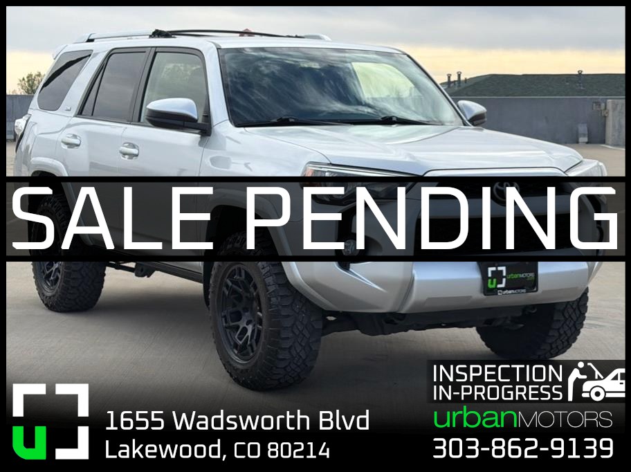 Silver 2017 Toyota 4Runner SR5 4WD SUV / Crossover Four-Wheel Drive 5-Speed Automatic